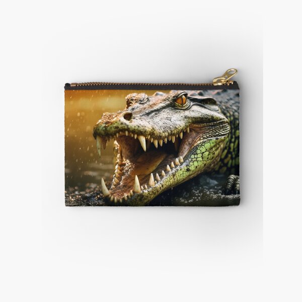 Item preview, Crocodile aggressive look - Wildlife photo designed and sold by TheArtistOf2022.