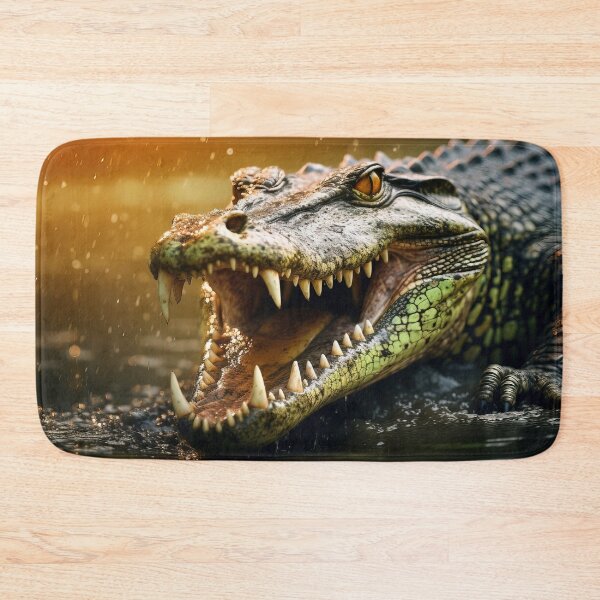 Item preview, Crocodile aggressive look - Wildlife photo designed and sold by TheArtistOf2022.