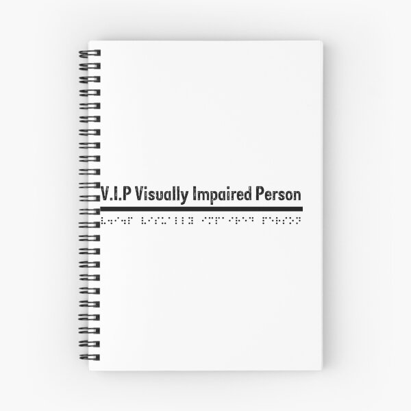 Item preview, V.I.P Visually Impaired Person - Black  designed and sold by Bad Zombie .