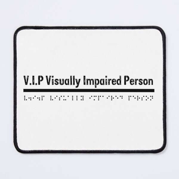 Item preview, V.I.P Visually Impaired Person - Black designed and sold by Bad Zombie .