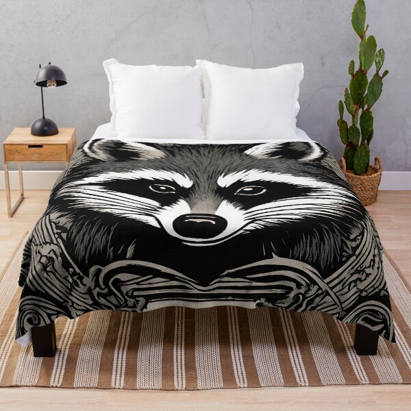 Item preview, Vintage Raccoon Stamp designed and sold by Vintagestamps.