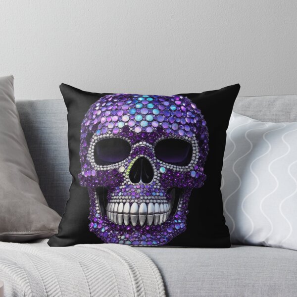Item preview, Purple Diamante Skull designed and sold by Tau Tia L Douglass.