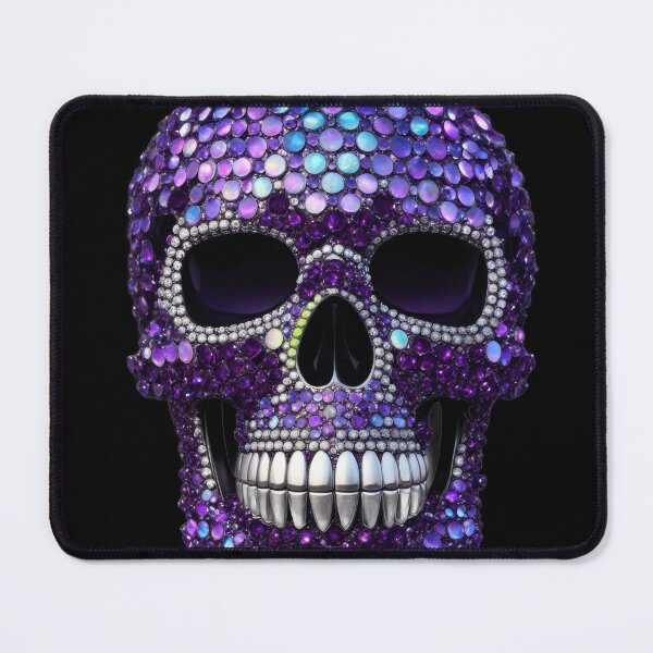 Item preview, Purple Diamante Skull designed and sold by Tau Tia L Douglass.