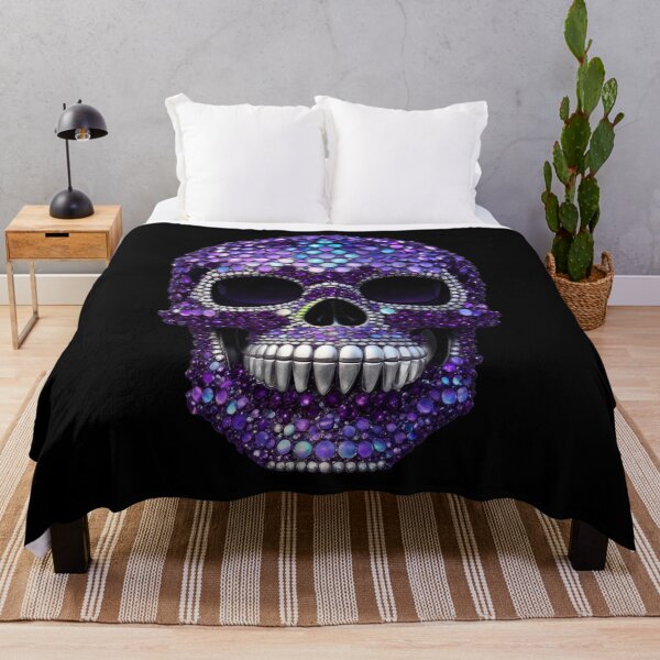 Item preview, Purple Diamante Skull designed and sold by Tau Tia L Douglass.