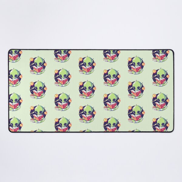 Item preview, Cute Bookish Alien designed and sold by RetroPrints.