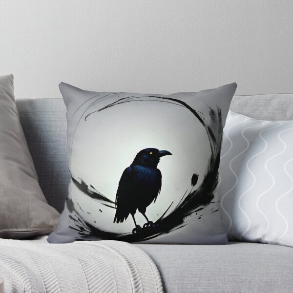 Item preview, Crow in Moonlight designed and sold by Maryam Fernandez.