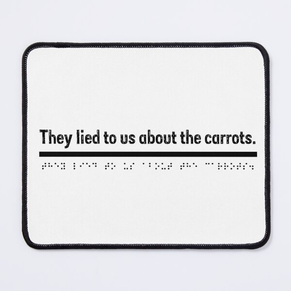 Item preview, They lied to us about the carrots - Black designed and sold by Bad Zombie .