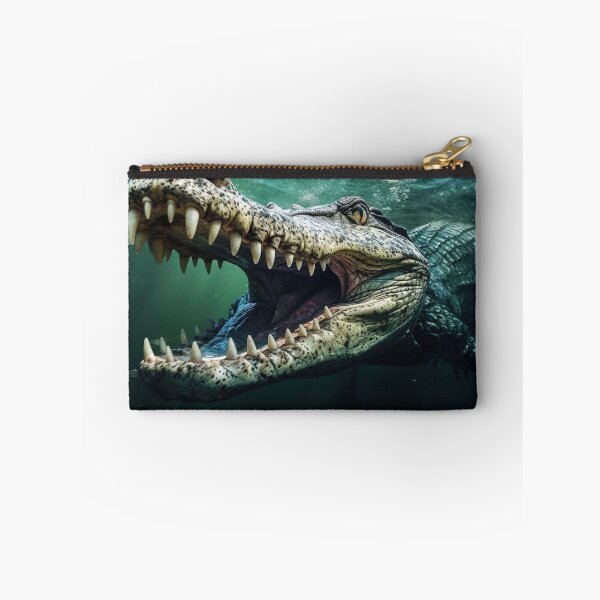 Item preview, Crocodile aggressive look underwater - Wildlife photo designed and sold by TheArtistOf2022.