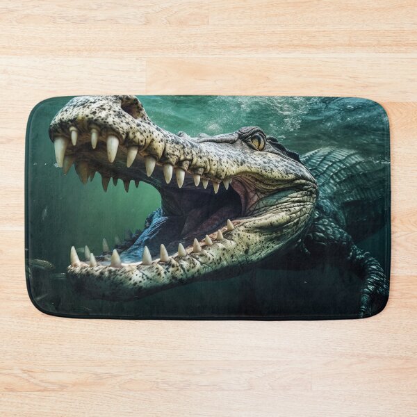 Item preview, Crocodile aggressive look underwater - Wildlife photo designed and sold by TheArtistOf2022.