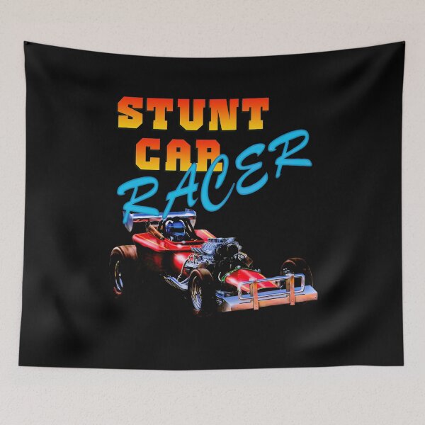 Item preview, Stunt Car Racer Game Logo designed and sold by Retr0Tshirts.