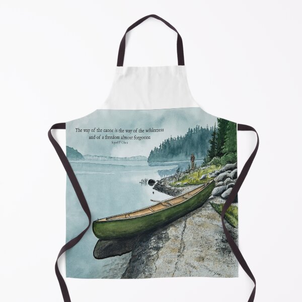 Item preview, The way of the canoe painting designed and sold by Stephen Emms.