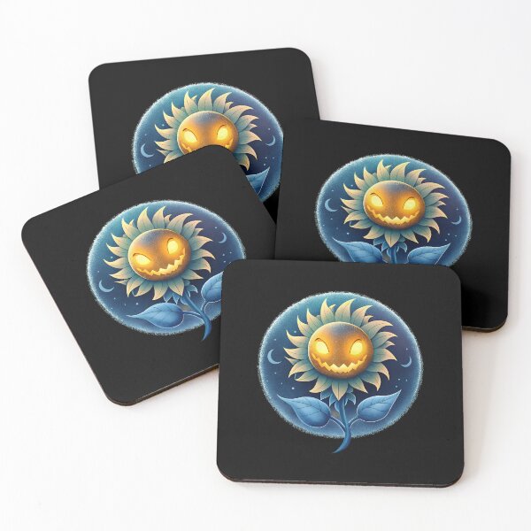 Item preview, Gothic Sunflower with Creepy Face designed and sold by Itsheartshop.