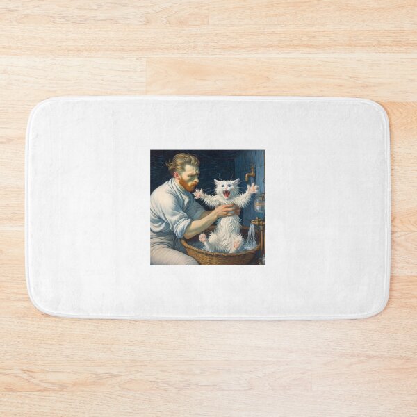 Item preview, The Artist’s Difficult Task: Bathing the Cat designed and sold by BoBo686868.