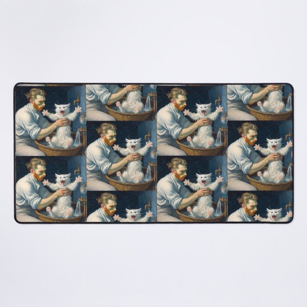 Item preview, The Artist’s Difficult Task: Bathing the Cat designed and sold by BoBo686868.