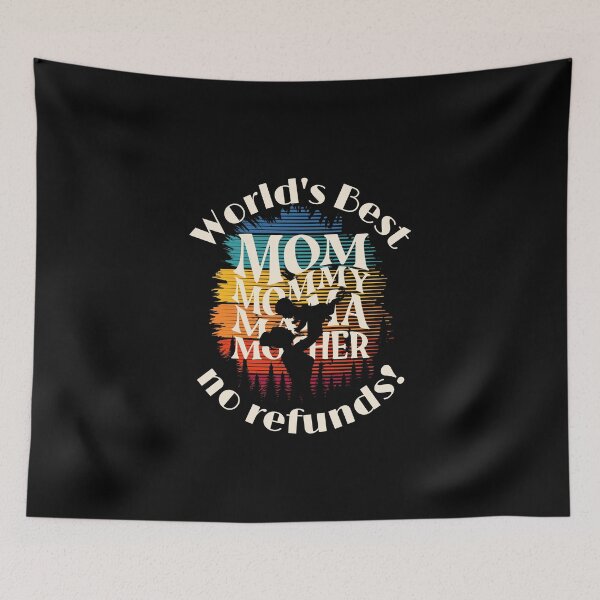 Item preview, World's best mom, no refunds designed and sold by Peerless-Prime.