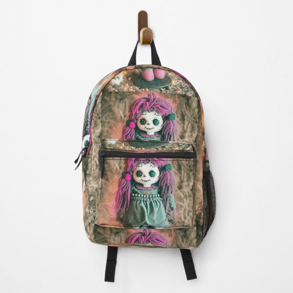 Item preview, Voodoo doll with purple hair designed and sold by Jennifer Morcom.