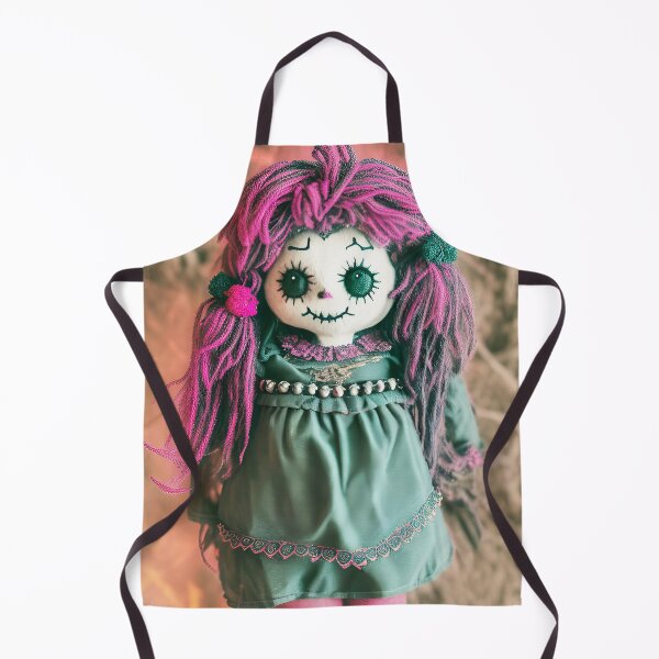 Item preview, Voodoo doll with purple hair designed and sold by Jennifer Morcom.