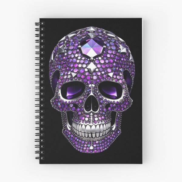 Item preview, Purple Diamante Skull designed and sold by Tau Tia L Douglass.