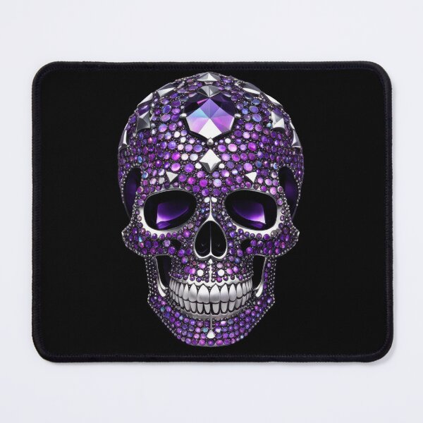 Item preview, Purple Diamante Skull designed and sold by Tau Tia L Douglass.