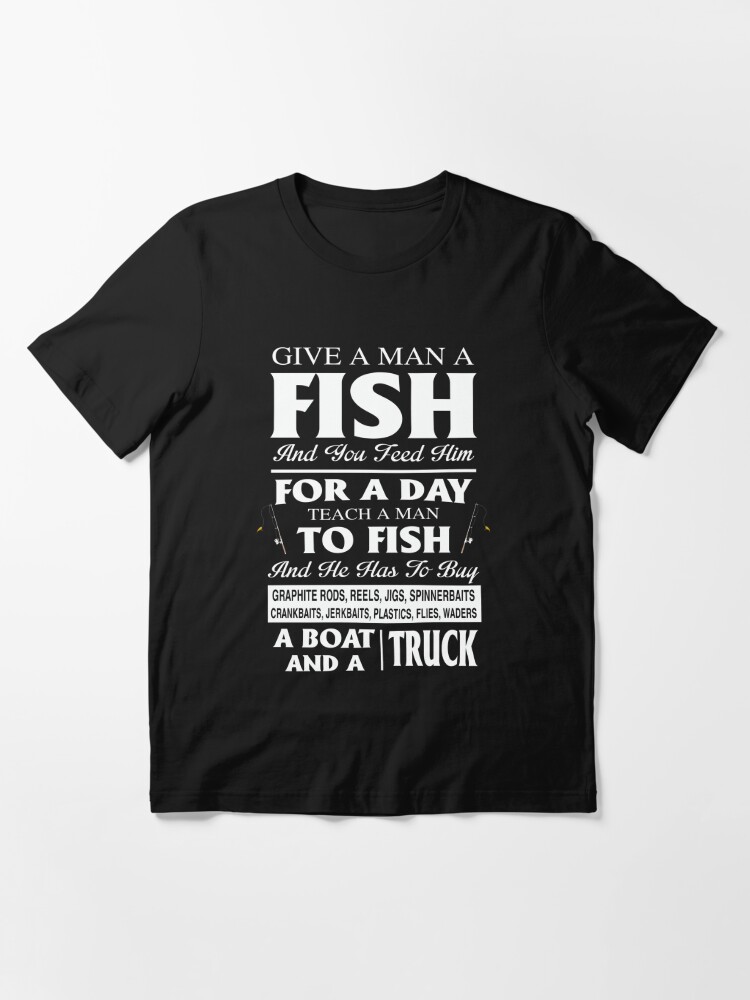 Fishing Dad T-Shirt. Costume Ideas From Daughter/Son. Essential T-Shirt  for Sale by QuinnShirt