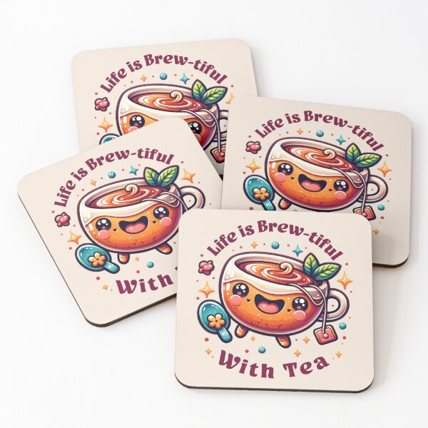 Item preview, Life is Brewtiful With Tea designed and sold by BassHeadMomma.