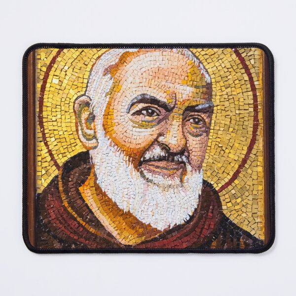Item preview, Mosaic of Father Pius - Padre Pio designed and sold by Paolo Modena Photography    -   Fine Italian Art.