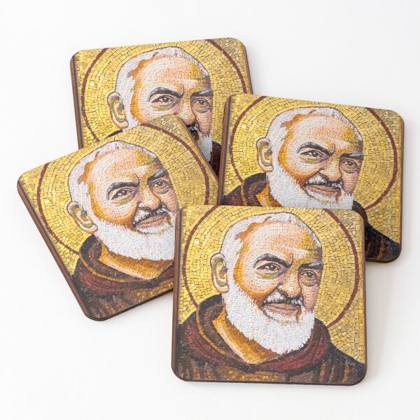 Item preview, Mosaic of Father Pius - Padre Pio designed and sold by Paolo Modena Photography    -   Fine Italian Art.