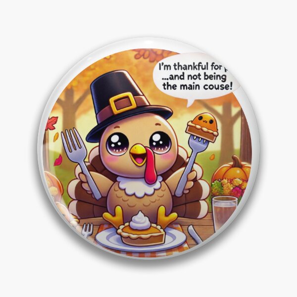 Item preview, Turkey Time! Gobble Gobble Kawaii Style designed and sold by dcohea.