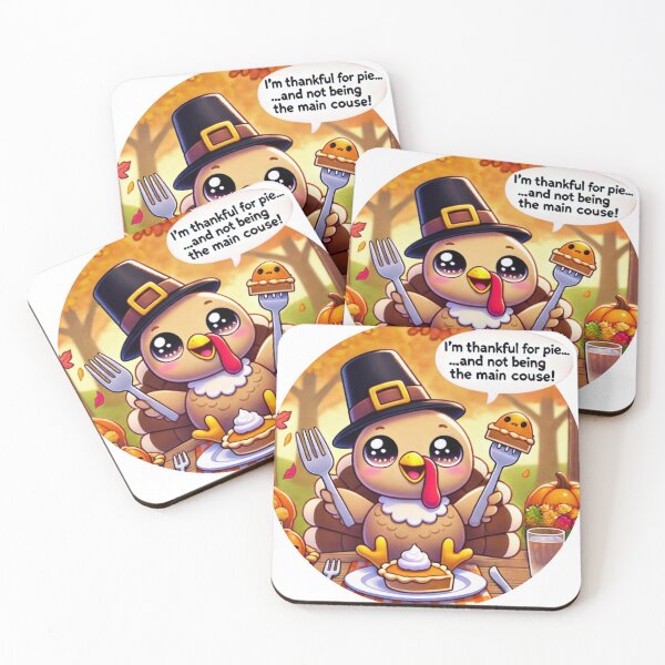 Item preview, Turkey Time! Gobble Gobble Kawaii Style designed and sold by dcohea.