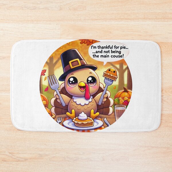 Item preview, Turkey Time! Gobble Gobble Kawaii Style designed and sold by dcohea.