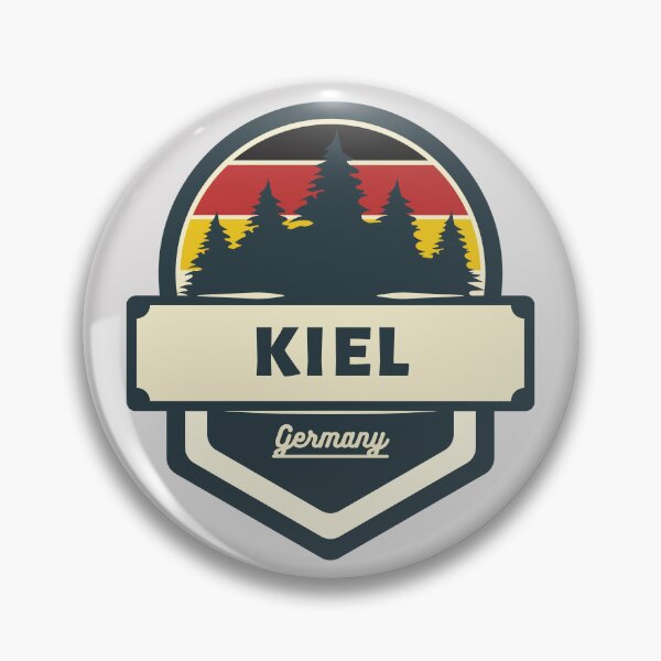 Artikelvorschau, Kiel Deutschland Retro Vintage Abzeichen entworfen und verkauft von World Designs.
