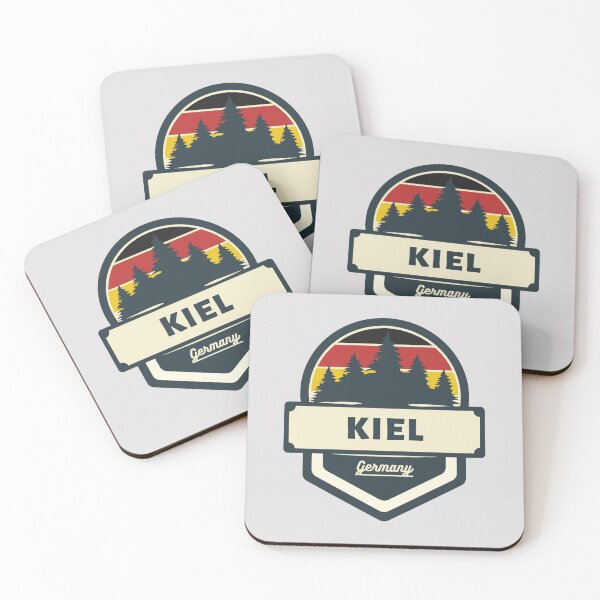 Artikelvorschau, Kiel Deutschland Retro Vintage Abzeichen entworfen und verkauft von World Designs.