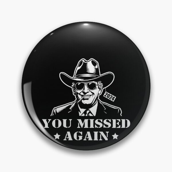 Item preview, Western Trump Cowboy You Missed Again designed and sold by varioarts.