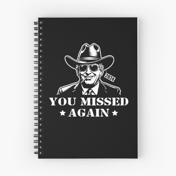 Item preview, Western Trump Cowboy You Missed Again designed and sold by varioarts.