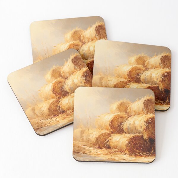 Item preview, Farmhouse - Stack Of Hay Bales designed and sold by KootenayDesigns.