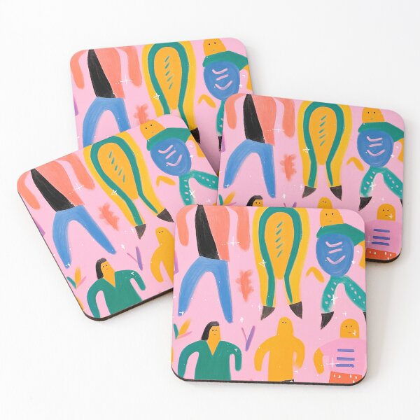 Item preview, Cute Abstract Characters designed and sold by bowsbotanicals.