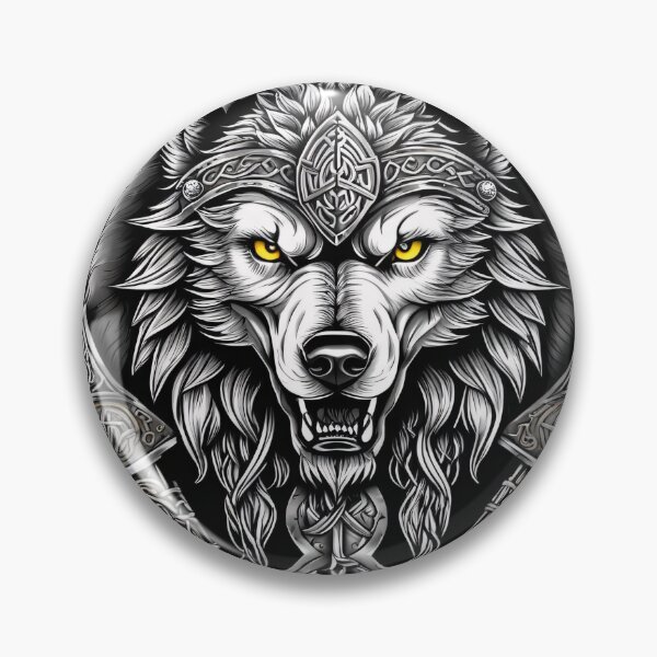 Item preview, wolf designed and sold by AliyahDemirci.