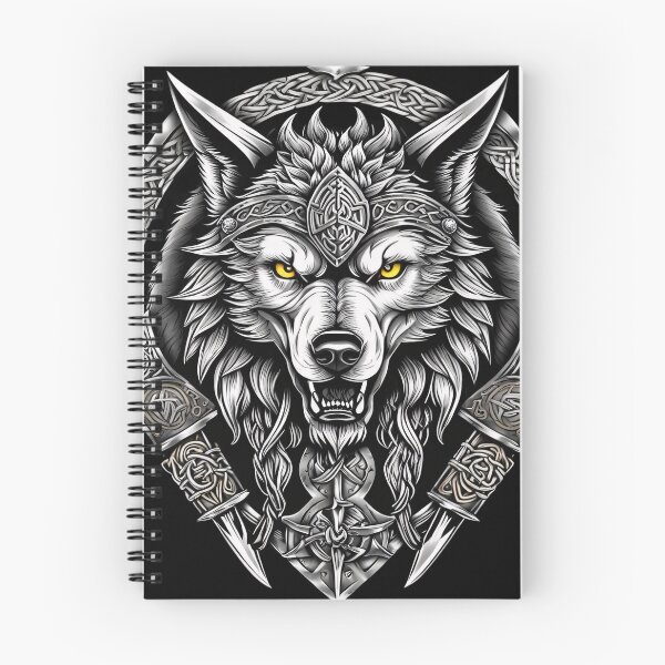 Item preview, wolf designed and sold by AliyahDemirci.