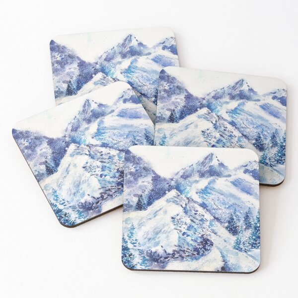 Item preview, Snowy mountains designed and sold by OtterFactory.