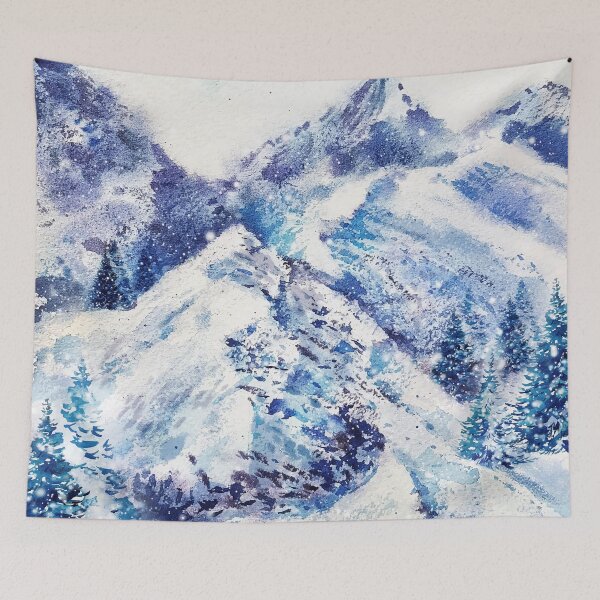 Item preview, Snowy mountains designed and sold by OtterFactory.