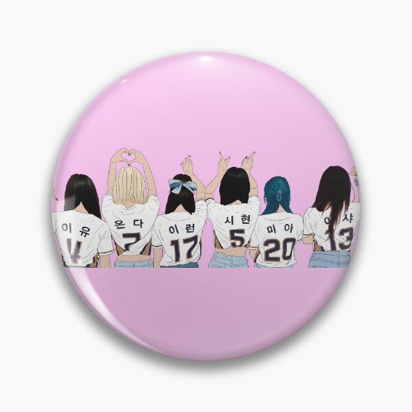 Item preview, Everglow K-pop band digital illustration vector art designed and sold by Eclectic-aww.