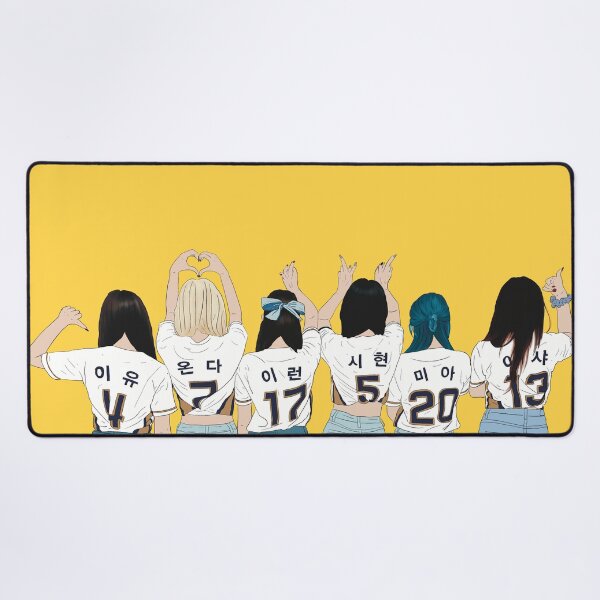 Item preview, Everglow K-pop band digital illustration vector art designed and sold by Eclectic-aww.