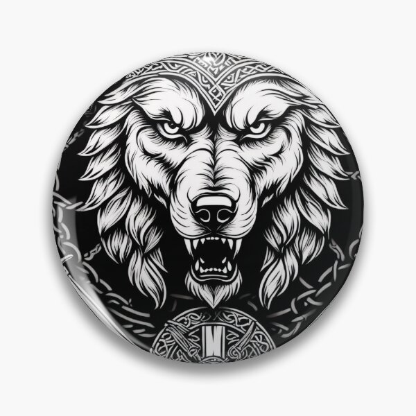 Item preview, wolf designed and sold by AliyahDemirci.