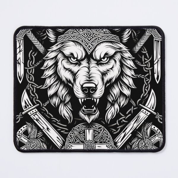 Item preview, wolf designed and sold by AliyahDemirci.