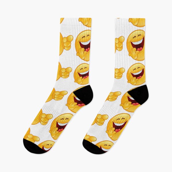 Item preview, Laughing and pointing emoticon - making fun of designed and sold by Divine Ease.