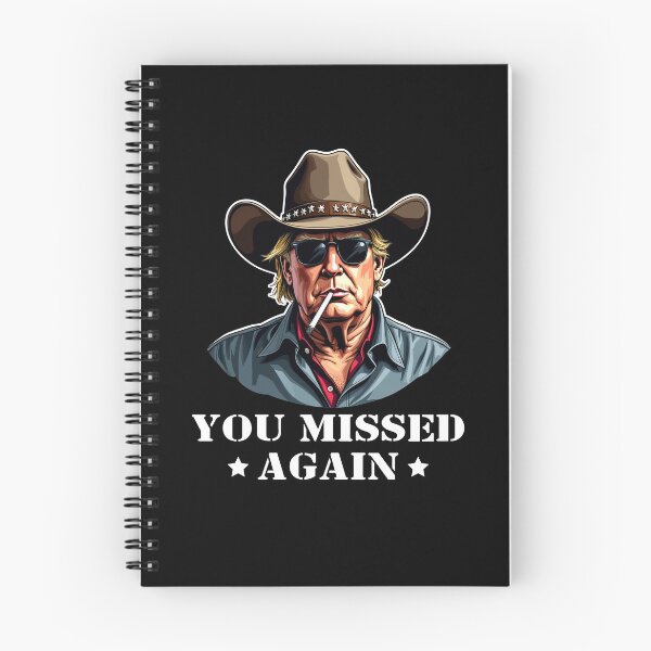 Item preview, Western Trump Cowboy You Missed Again designed and sold by varioarts.