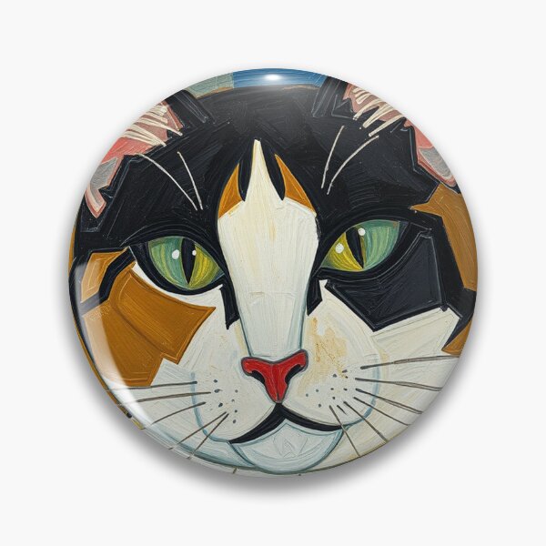 Item preview, Cubist cat designed and sold by GasconyPassion.