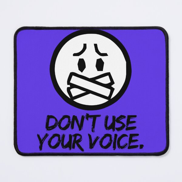 Item preview, don't use your voice mute T-Shirts designed and sold by PixelMuse2024.