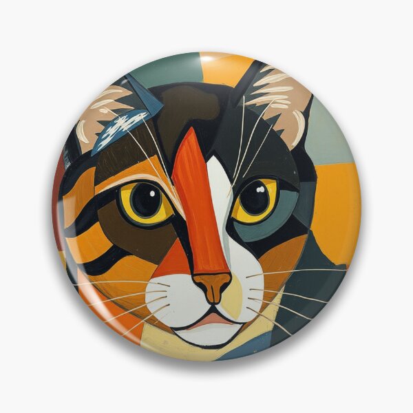 Item preview, Cubist cat designed and sold by GasconyPassion.