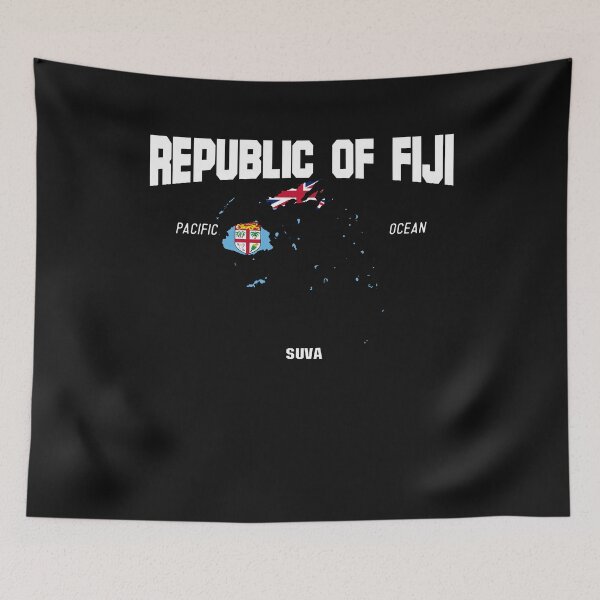 Item preview, Fiji Flag, Fijī, Viti Map, iTaukei National Day designed and sold by Flag Outfit.